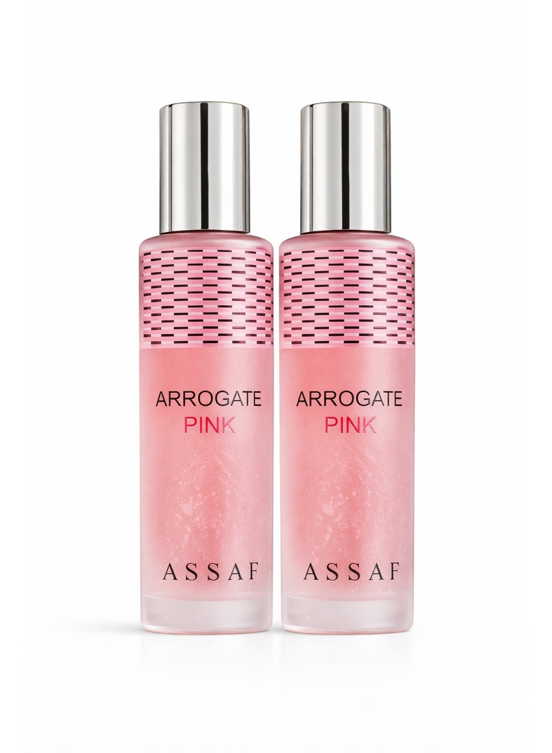Assaf Arrogate Pink Perfume Set for Women – 2 × 30 ml